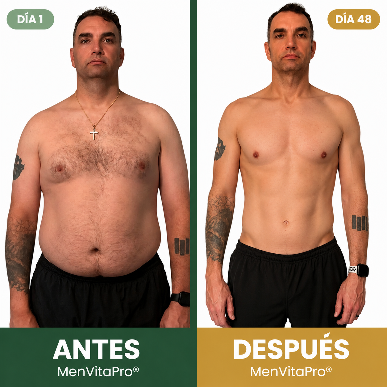 MenVitaPro™ — Camiseta Moldeadora de Compresión para Hombre | Vientre Plano al Instante