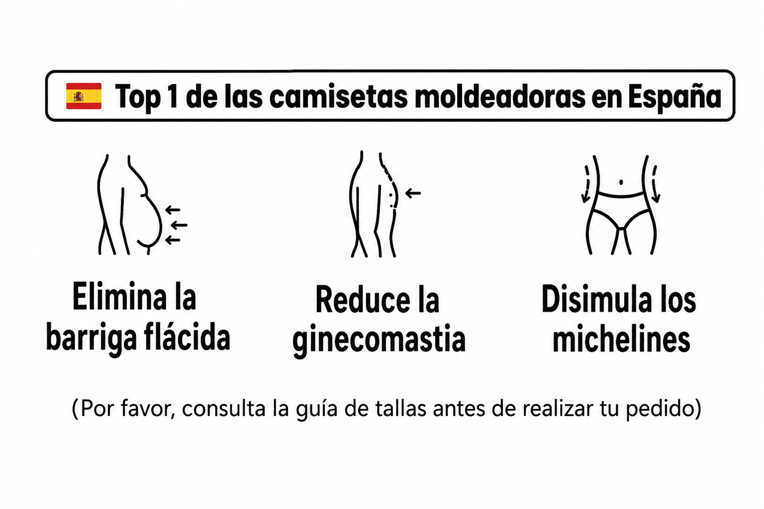 Top 1 de las camisetas moldeadoras en España — elimina la barriga, reduce la ginecomastia, disimula los michelines